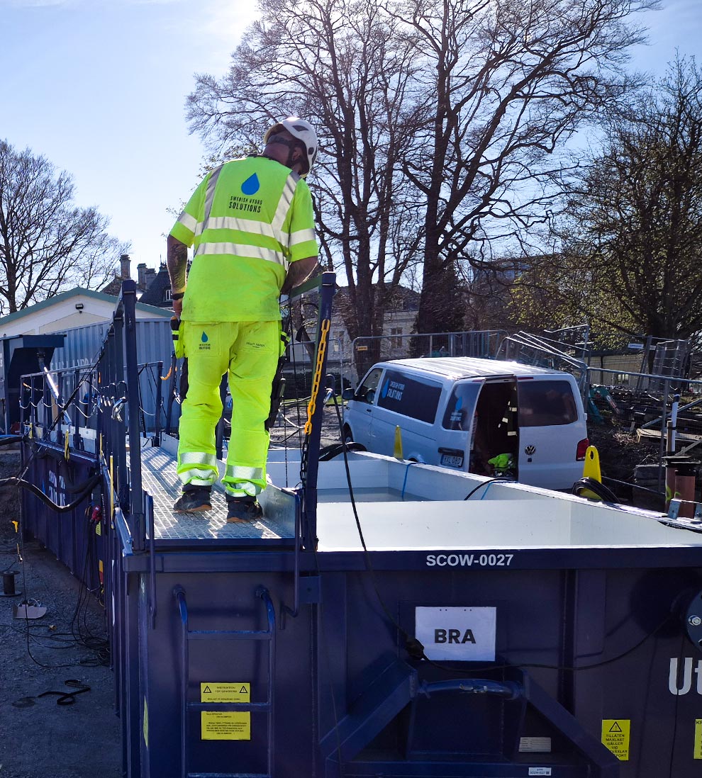 Water treatment in Forsåker, Mölndal